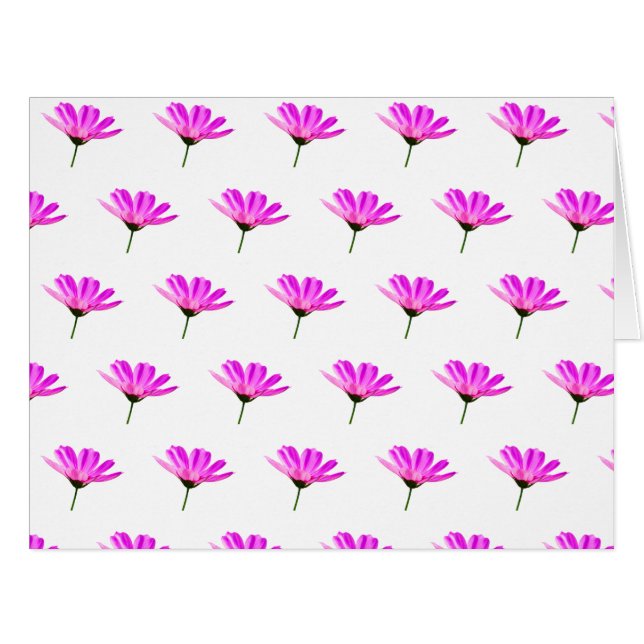 Pink Daisy   Cards (Front Horizontal)