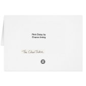 Pink Daisy Cards (Back Horizontal)