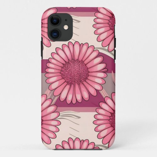 Pink Daisy iPhone 11 Case