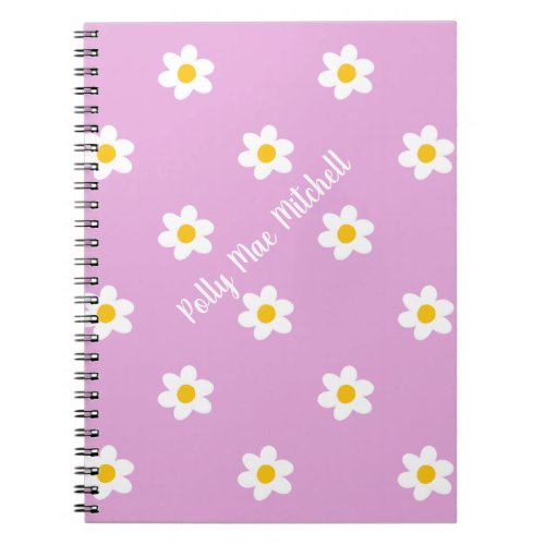 Pink Daisy-Chain Classic Notebook