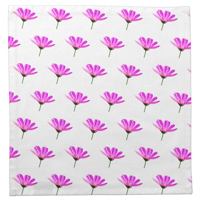 Pink Daisy   Cloth Napkin (Front)