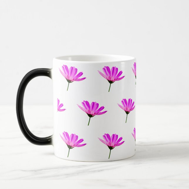 Pink Daisy  Color Morph Mug (Left)