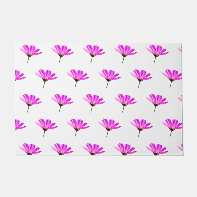Pink Daisy Doormat (Front)