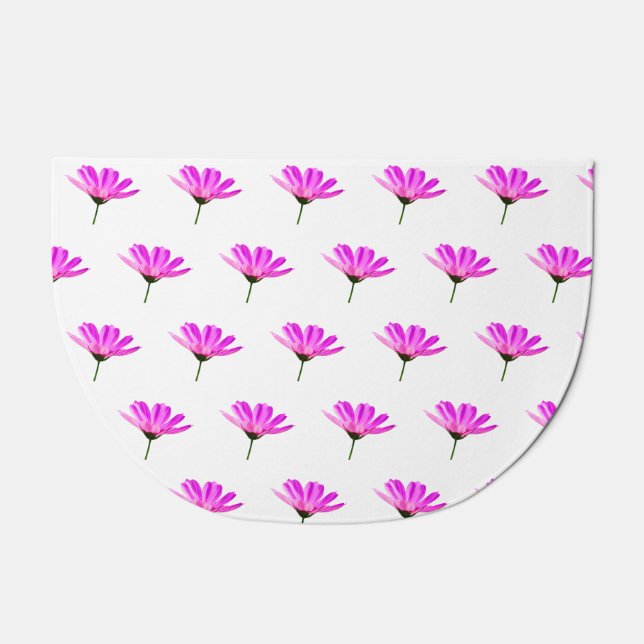 Pink Daisy  Doormat (Front)