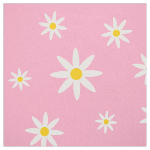 Pink Daisy Fabric