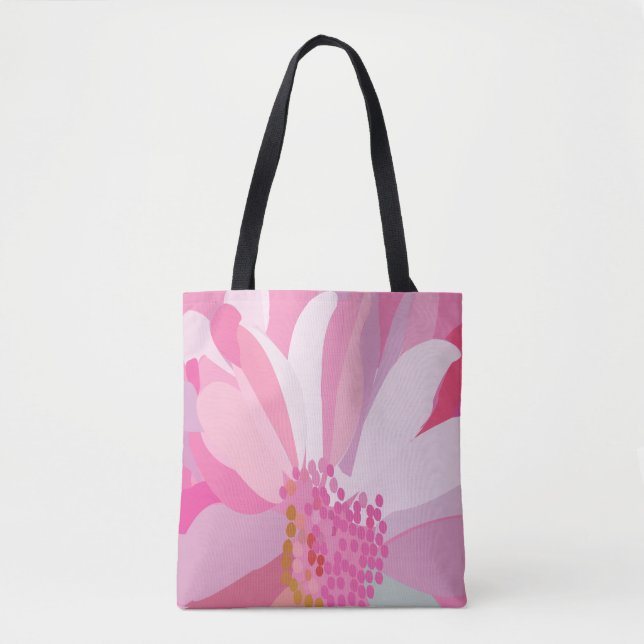 Pink Daisy Flower    Tote Bag (Front)