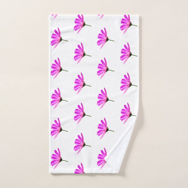 Pink Daisy   Hand Towel (Hand Towel)