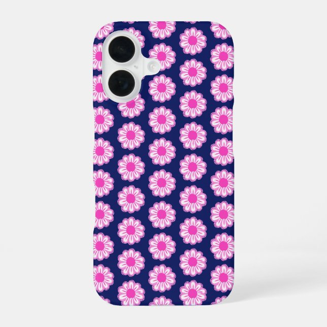 Pink Daisy Illustration Iphone Case (Back)