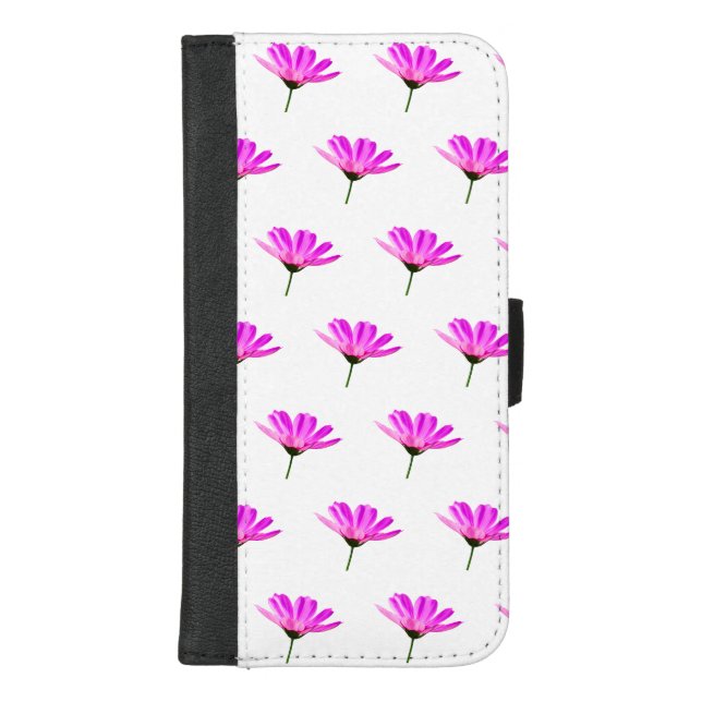Pink Daisy  iPhone Wallet Case (Front)