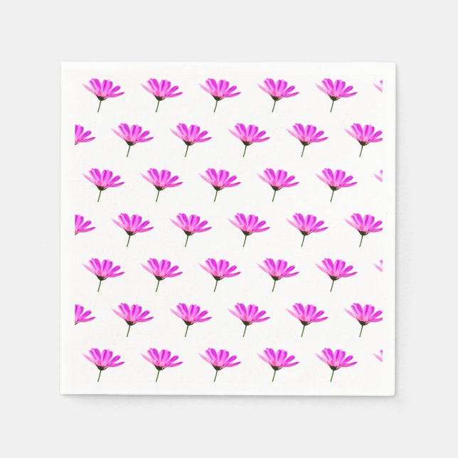 Pink Daisy Napkins (Front)