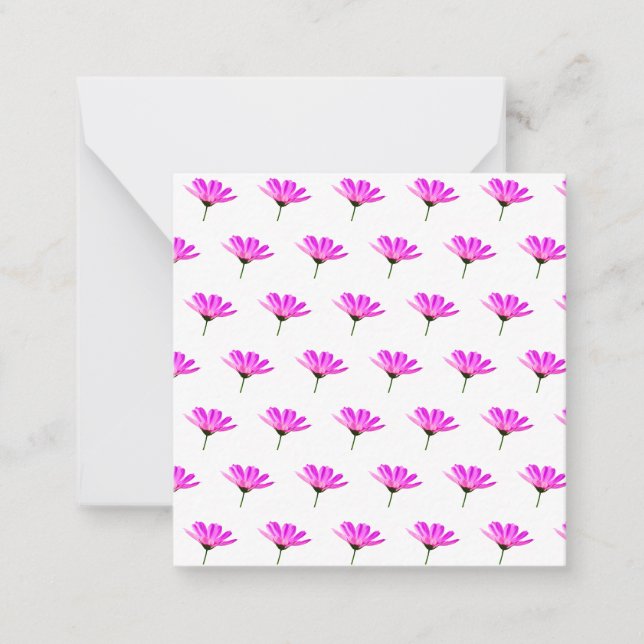 Pink Daisy  Note Card (Front)