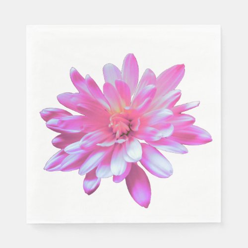 Pink daisy pink floral pink flower napkins