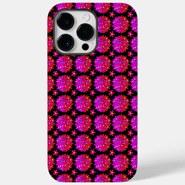 Pink Daisy Puffs Case-Mate iPhone Case (Back)