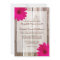 Pink Daisy Rustic Barn Wood Wedding
