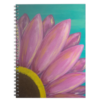 Pink Daisy Spiral Notebook