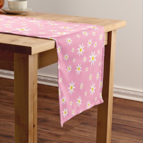 Pink Daisy Table Runner