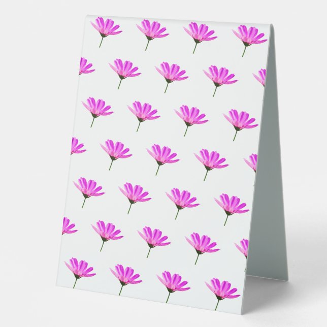 Pink Daisy Table Tent (Front)