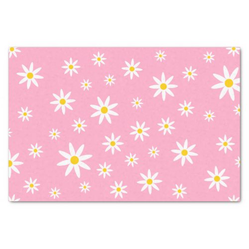 Pink Daisy Tissue Paper