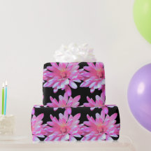 Pink daisy, zinnia, cosmo, sunflower pattern