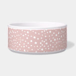 Pink Dalmatian Spots, Dalmatian Dots, Dotted Print Bowl<br><div class="desc">Cute, fun and adorable dalmatian spots pattern in pink and white color. Modern and trendy gift, perfect for dalmatian lover in your life.</div>