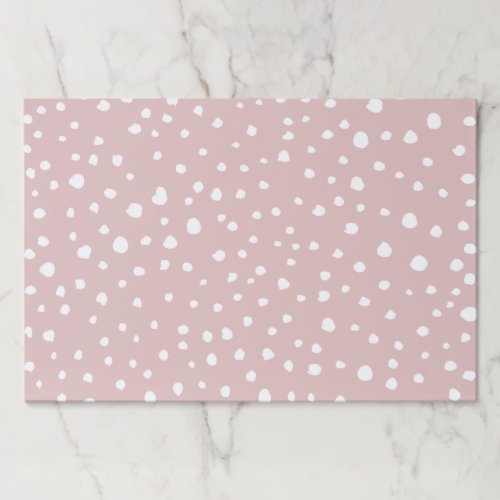 Pink Dalmatian Spots Dalmatian Dots Dotted Print Paper Pad