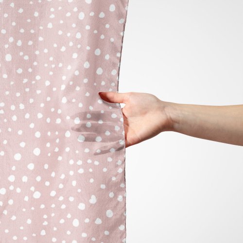 Pink Dalmatian Spots Dalmatian Dots Dotted Print Scarf