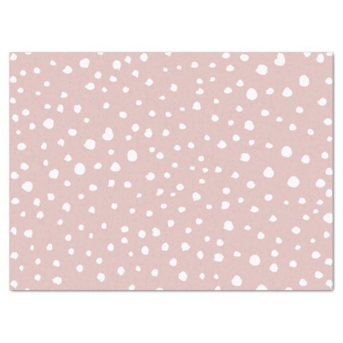 Pink Dalmatian Spots Dalmatian Dots Dotted Print Tissue Paper