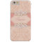 Pink Damask and Engraved Floral Personalized