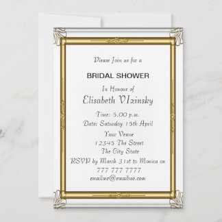 Pink Damask Bridal Shower Invitation
