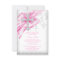 Pink Damask Cross First Communion