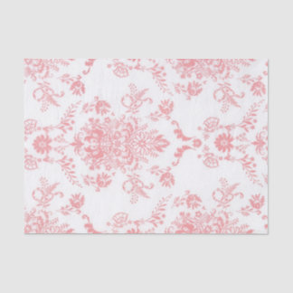 Pink Damask Tissue Paper