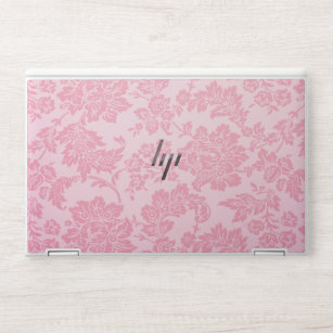Pink Damask White Fabric,HP EliteBook X360 1030 G3 HP Laptop Skin