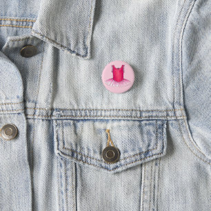 Pink Dance Ballerina Tutu Ballet Birthday Party Button