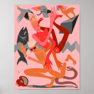 Pink dance poster