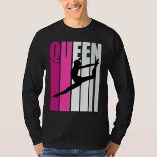 Pink Dance Queen Colorful Dancer Dance Practice Da T-Shirt