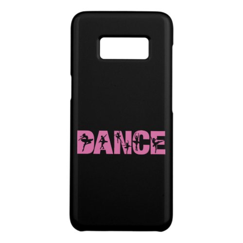 Pink DANCE with Ballerina Cutouts Case_Mate Samsung Galaxy S8 Case