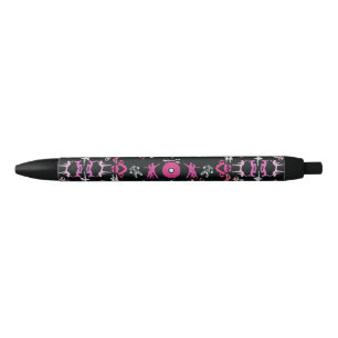 Pink Dancer Patterned Home Decor Pen