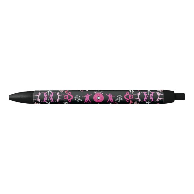 Pink Dancer Patterned Home Decor Pen (Front)