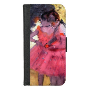 Pink Dancers, Edgar Degas iPhone 8/7 Wallet Case