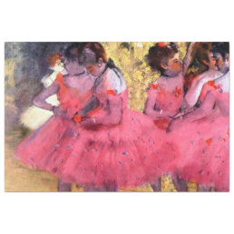 Pink Dancers, Edgar Degas Tissue Paper
