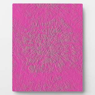 PINK DANDELIONS PLAQUE