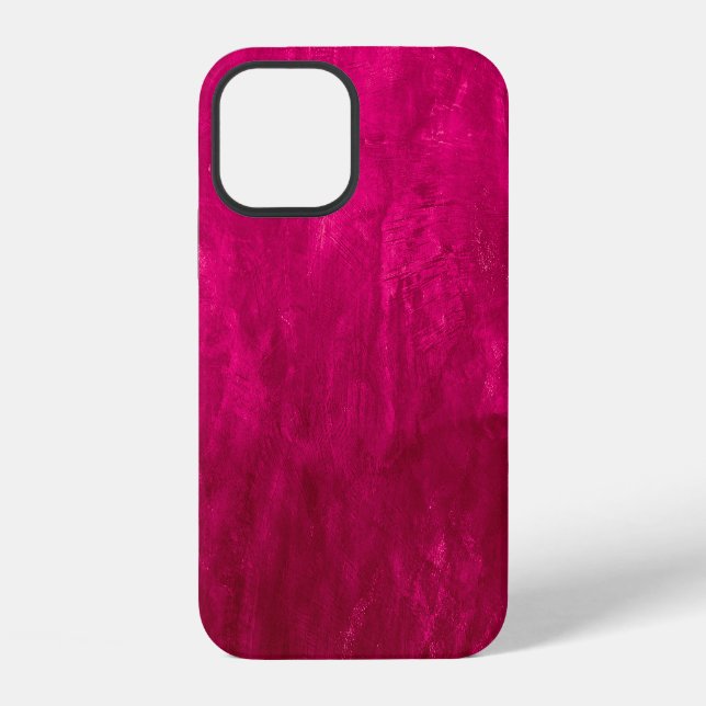 Pink Dark Wall: Abstract Texture. Iphone Case (Back)