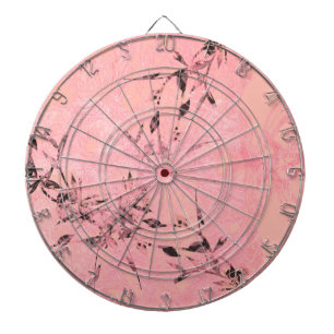 pink dart board