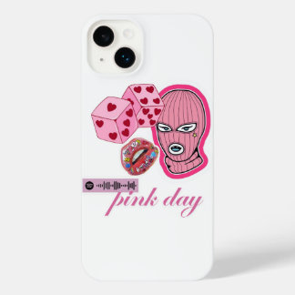 pink day iPhone 14 plus case
