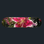 Pink Day lilies Skateboard<br><div class="desc">Pink day lily -beautiful back light -</div>