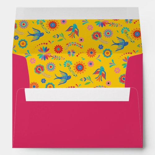 Pink  Day of the Dead Sugar Skull Halloween Party Envelope