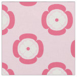 Pink Deco Floral Design Fabric