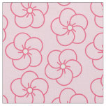 Pink Deco Floral Design Fabric