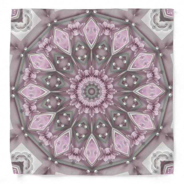 Pink Decorative Bandana (Front)