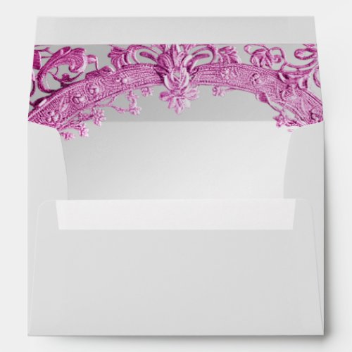 Pink Decorative Floral Envelope Liner